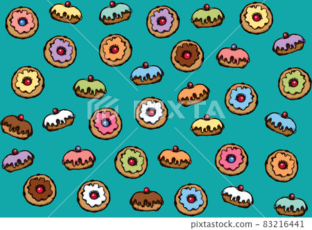 Donut. Vector drawing Donut. Vector drawing 83216441