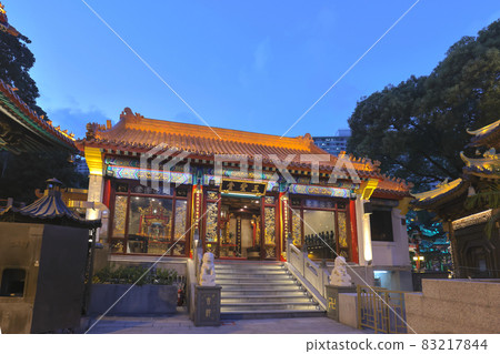 Three Saints Hall at Sik Sik Yuen Wong Tai Sin Temple HK 18 Sept 2021 83217844