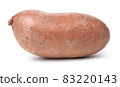Healthy Sweet Potato Isolated Over White Background 83220143