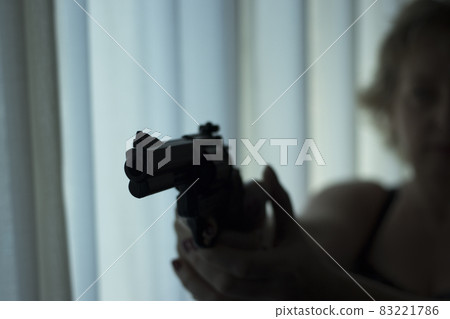 Spy thriller pistol gun 83221786