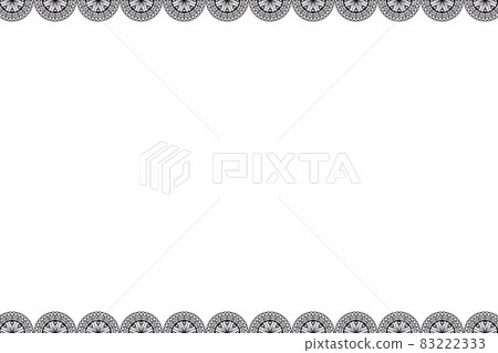 Monochrome lace message card 83222333