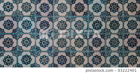 The texture of the ceramic tiles in the oriental style. The texture of the ceramic tiles in the oriental style. 83222401