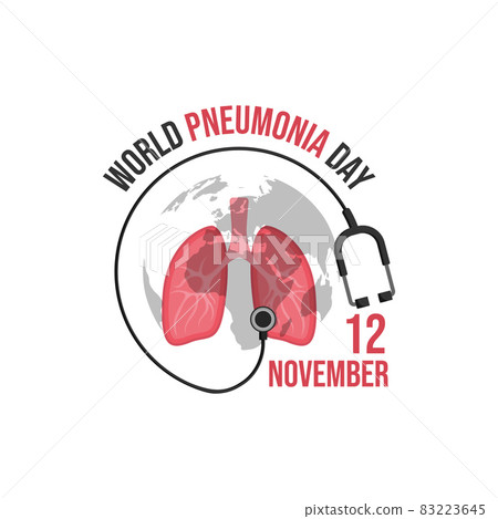 World pneumonia day design vector World pneumonia day design vector 83223645