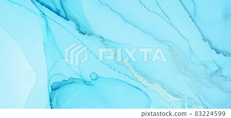 Ink Colours Mix Water. Fluid Wave Wallpaper. 83224599