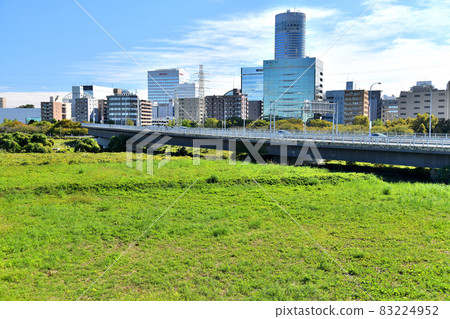 從新橫濱大橋（神奈川縣橫濱市）看世界杯大橋和新橫濱站 [2021.10] 83224952