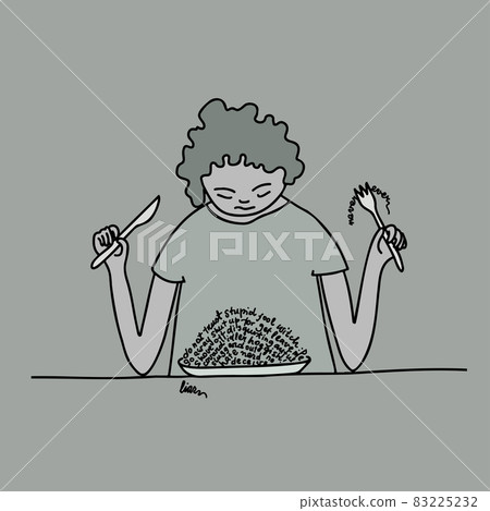 Eat words. Proverb, metaphoric idiom. Concept of taking back an earlier statement. Eat words. Proverb, metaphoric idiom. Concept of taking back an earlier statement. 83225232