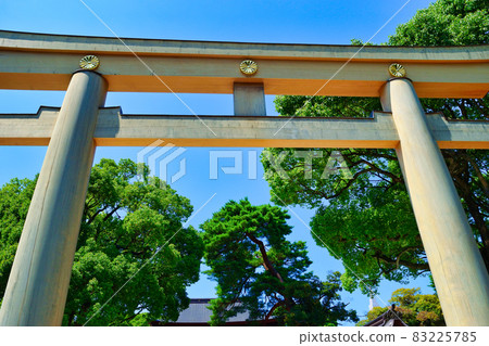 Torii of Meiji Jingu (Shibuya-ku, Tokyo) Torii of Meiji Jingu (Shibuya-ku, Tokyo) 83225785