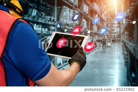 Smart warehouse management system with innovative internet of things technology 83225902