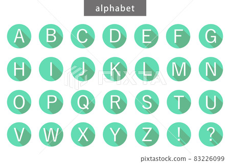 英文英文圖標字母語言AI矢量素材插圖 英文英文圖標字母語言AI矢量素材插圖 83226099