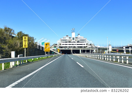 2021, Tokyo Bay Aqua-Line scenery 83226202