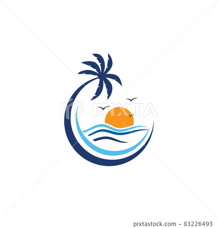 Summer beach Vector icon design illustration Summer beach Vector icon design illustration 83226493