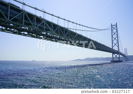 Akashi Kaikyo Bridge and Awaji Island Akashi Kaikyo Bridge and Awaji Island 83227117