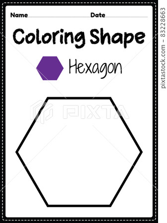 preschool coloring pages shapes