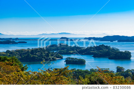日本三大名勝之一的松島 日本三大名勝之一的松島 83230086