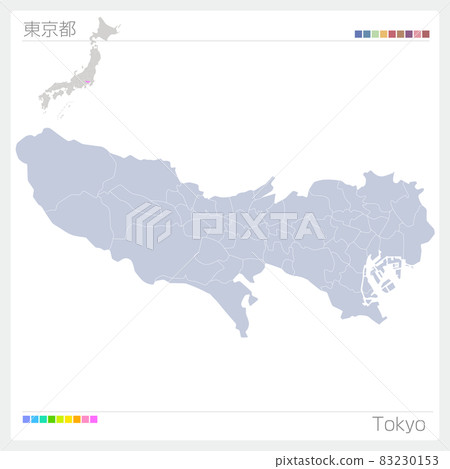 Map of Tokyo ・ Tokyo 83230153