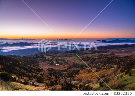 《群馬縣》 國道最高點澀谷日出的壯觀景色 《群馬縣》 國道最高點澀谷日出的壯觀景色 83232330