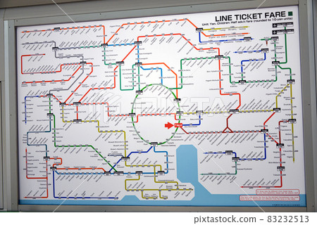 JR東京站車票票價表 JR東京站車票票價表 83232513