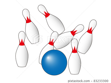保齡球的插圖 83233300