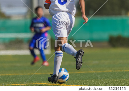 Boys' soccer game landscape Boys' soccer game landscape 83234133