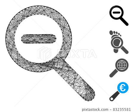 Linear Zoom Out Vector Mesh 83235581
