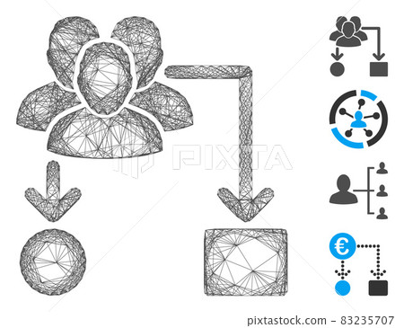 Hatched User Routing Scheme Vector Mesh Hatched User Routing Scheme Vector Mesh 83235707
