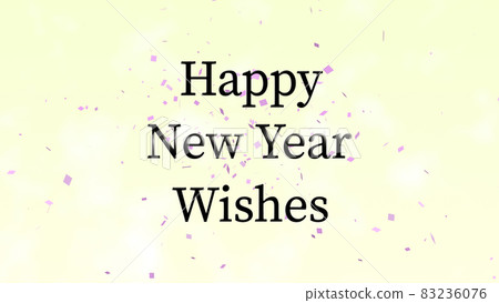 Happy New Year English New Year text Happy New Year CG 壁紙背景 83236076
