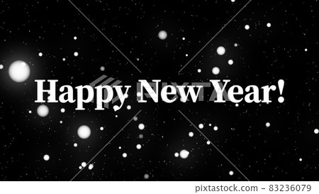 Happy New Year English New Year text Happy New Year CG 壁紙背景 83236079