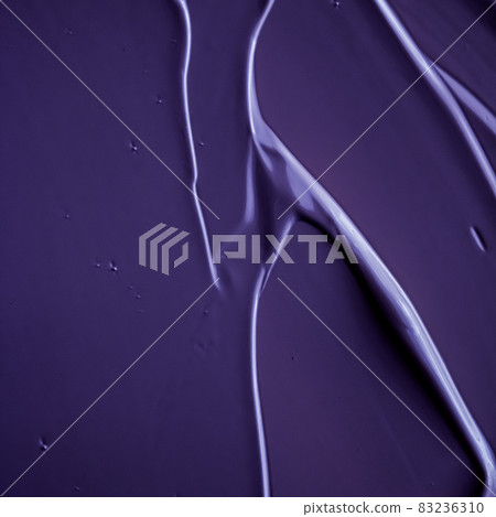 Purple cream texture background, cosmetic product and makeup backdrop for luxury beauty brand, holiday banner design, abstract wall art or artistic paint brush stroke 83236310
