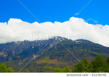 The beautiful view of the Swiss alps 83236546