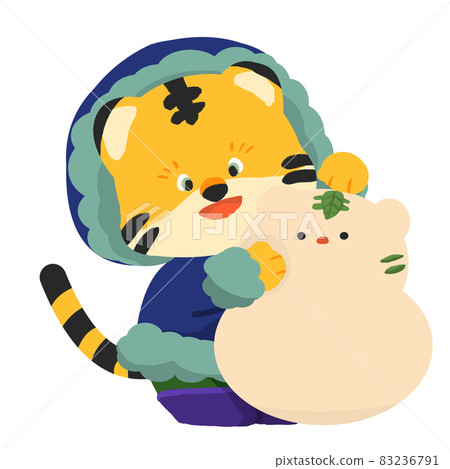 虎兒在雪地裡玩耍2 虎兒在雪地裡玩耍2 83236791