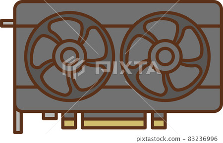 Double fan graphics board Double fan graphics board 83236996