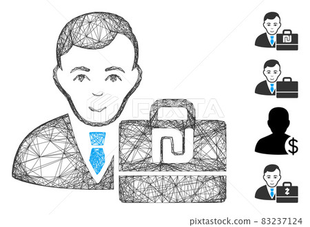 Linear Shekel Accounter Vector Mesh 83237124