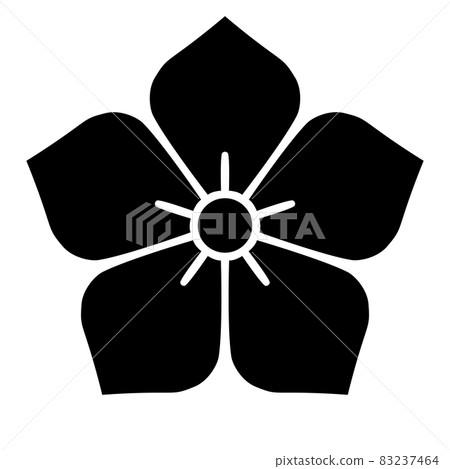 It is the family crest of Akechi Mitsuhide. It... - Stock Illustration ...