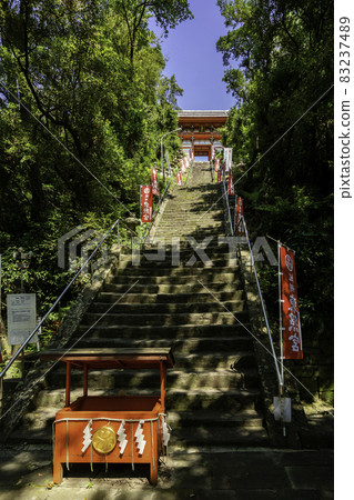 和歌山縣紀州東照宮武士坂和歌山市 和歌山縣紀州東照宮武士坂和歌山市 83237489