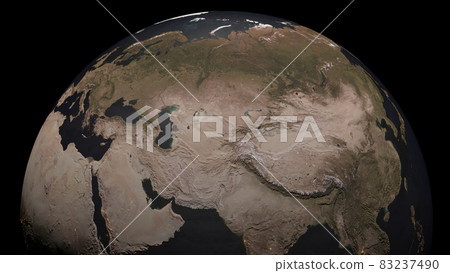 地球黑色背景3D CG背景壁紙 地球黑色背景3D CG背景壁紙 83237490