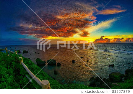 Higashi Heian Nazaki sunrise Higashi Heian Nazaki sunrise 83237879