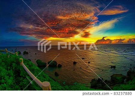 Higashi Heian Nazaki sunrise Higashi Heian Nazaki sunrise 83237880