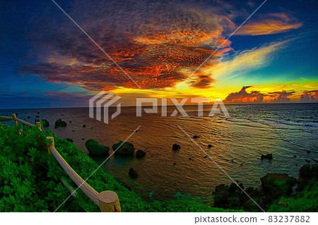 Higashi Heian Nazaki sunrise Higashi Heian Nazaki sunrise 83237882