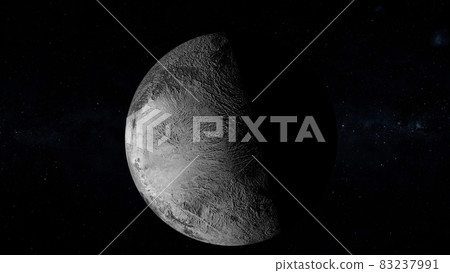 Dwarf planet space 3D CG background wallpaper Dwarf planet space 3D CG background wallpaper 83237991