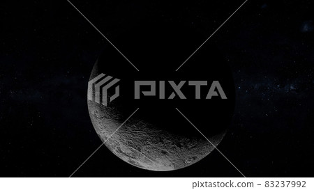 Dwarf planet space 3D CG background wallpaper Dwarf planet space 3D CG background wallpaper 83237992