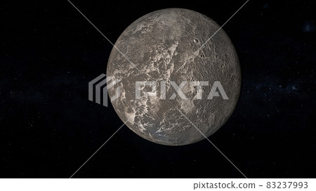 Dwarf planet space 3D CG background wallpaper Dwarf planet space 3D CG background wallpaper 83237993