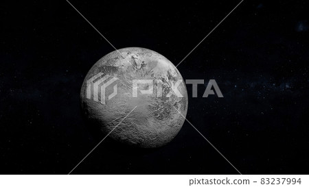 矮行星空間3D CG背景壁紙 83237994