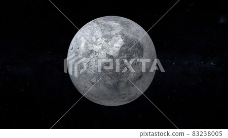 Dwarf planet space 3D CG background wallpaper Dwarf planet space 3D CG background wallpaper 83238005