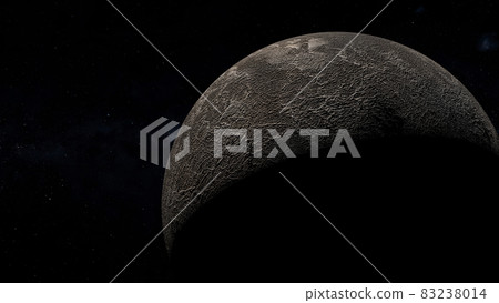 Dwarf planet space 3D CG background wallpaper Dwarf planet space 3D CG background wallpaper 83238014