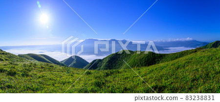 自然美景 美麗的黎明和日出（雲海）風景 日本 2021 自然美景 83238831