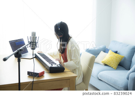 Music production living room 83239024