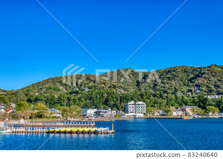 Scenery of Motohakone, Kanagawa Prefecture Lake Ashinoko Scenery of Motohakone, Kanagawa Prefecture Lake Ashinoko 83240640