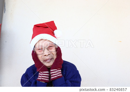 Grandma, cute santa claus 83240857
