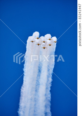 Blue sky and air show. air flight Blue sky and air show. air flight 83241447