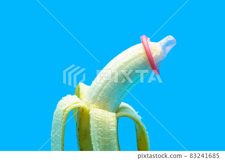 Condom on banana 83241685